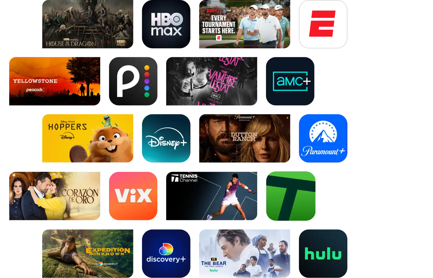 Stream Your Favorites at No Extra Cost Stream Your Favorites at No Extra Cost
